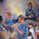 Orchestra & Music Collection - Wind Section of Youth Orchestra (students) Painting