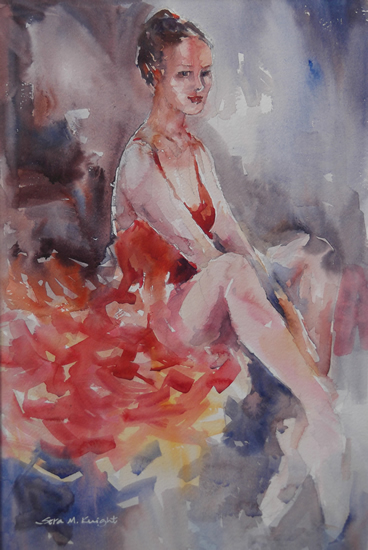 Love Ballet - Dancer painting - Surrey Art Gallery