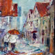 Woking Art Gallery 35 - Rainy Street Scene