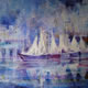 Sailing Boats - Painting by Horsell Woking Surrey Artist Sera Knight