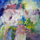 Flowers - Painting by Wking Surrey Artist Sera Knight
