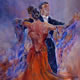 Ballroom Dancers 33 - Gallery of Dance Paintings by Woking Surrey Artist Sera Knight