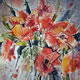 Woking Art Gallery - Flowers Collection - Painting by Horsell Woking Surrey Artist Sera Knight