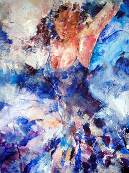 Passionate Dancer - Painting by Surrey Artist Sera Knight